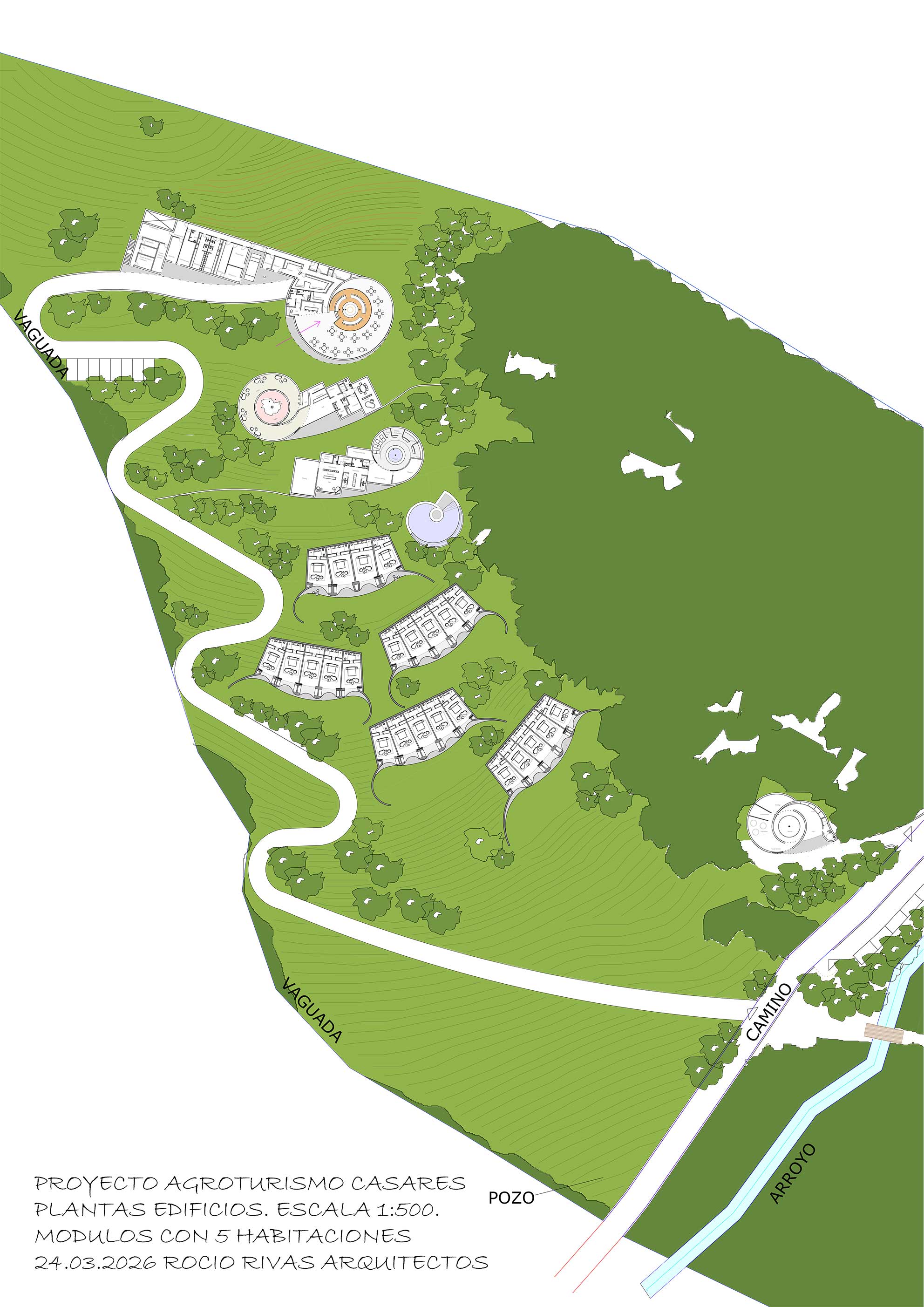 Masterplan — buildings with five-room modules